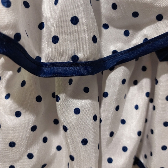 JONA MICHELLE DOT RUFFLE TIE BACK GIRLS FORMAL DRESS - Picture 7 of 8